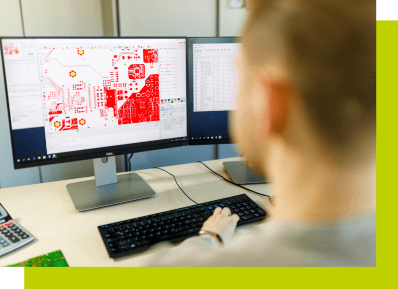 Screens: KSG technical support staff PCB layout